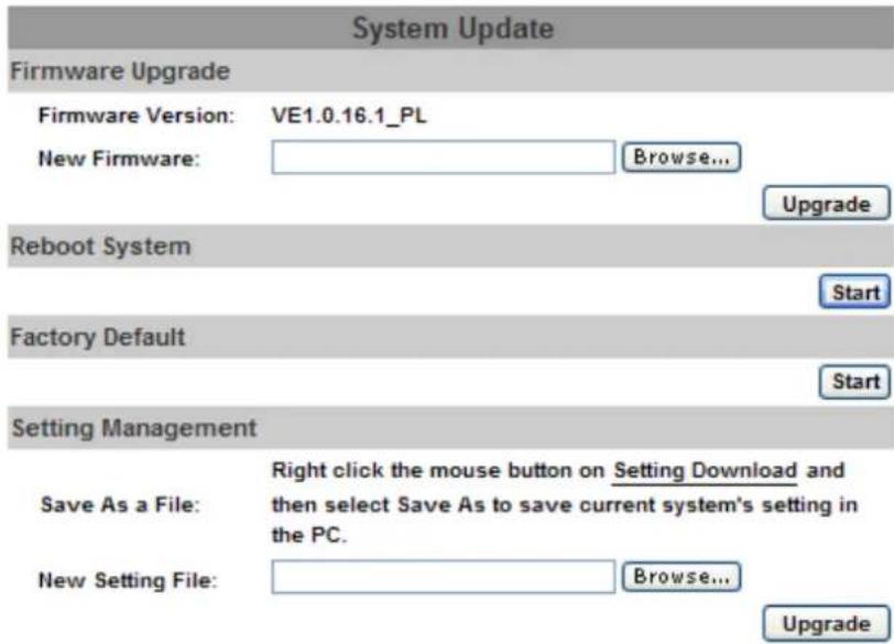 Planet ICA-3250V - System Update - 1