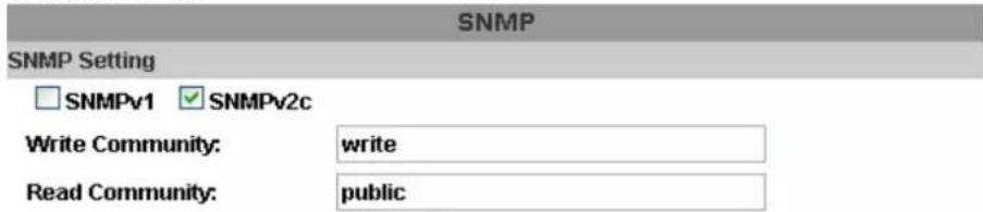 Planet ICA-3250V - SNMPv1 and SNMPv2: - 1