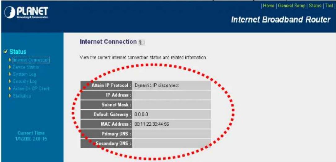 Planet ICA-3250V - Access the Router with Your Web browser - 1