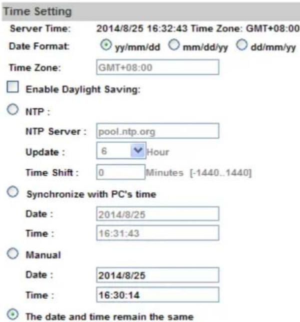Planet ICA-3250V - System Information - 5