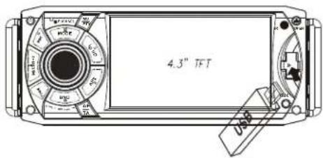 4.3" TFT USB