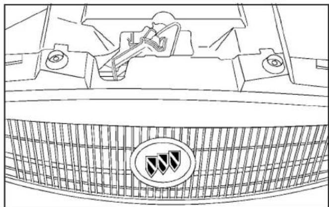 Buick Lacrosse (2006) - Hood Release - 2