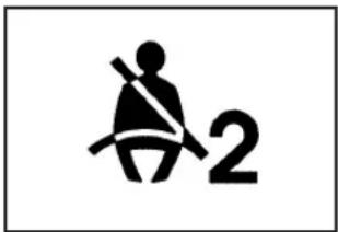 Buick Lacrosse (2006) - Passenger Safety Belt Reminder Light - 1