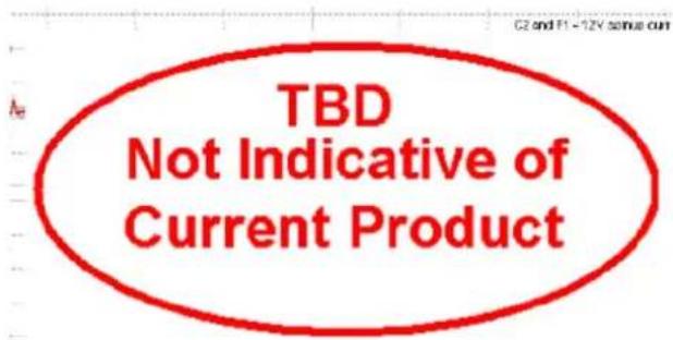 TBD Not Indicative of Current Product