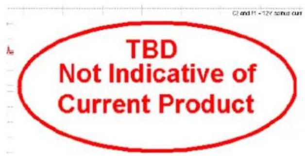 TBD Not Indicative of Current Product