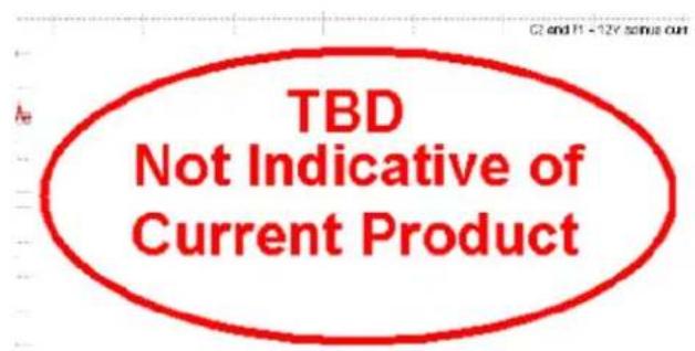 TBD Not Indicative of Current Product