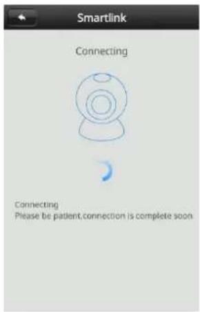 Smartlink Connecting Connecting Please be patient,connection is complete soon