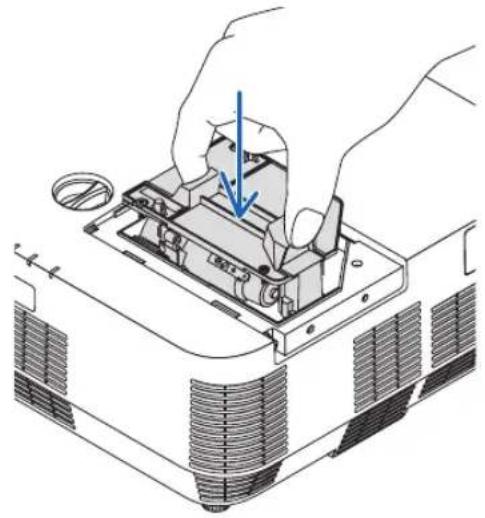 NEC NP-P502W - Install a new lamp housing. - 1