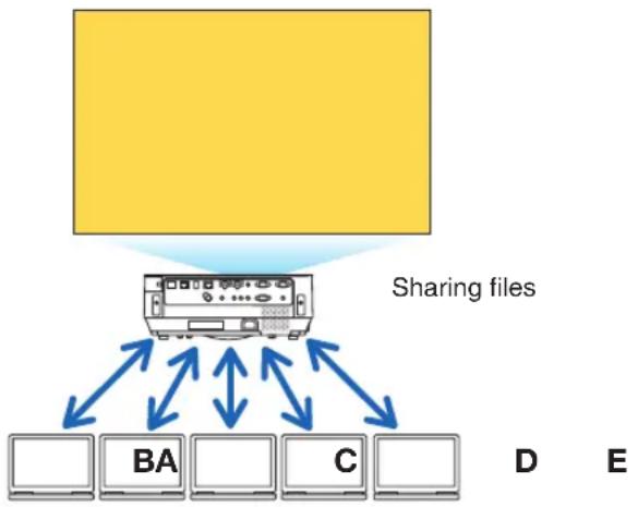 NEC NP-P502W - WEB SHARING - 1