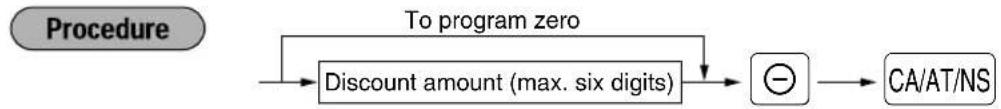 SHARP XE-A505 - ■ Amount for ⊖ - 1