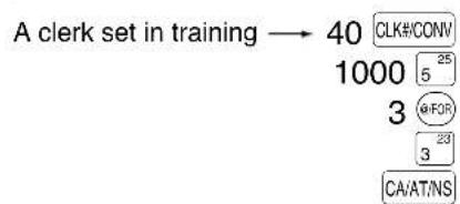 SHARP XE-A505 - TRAINING MODE - 1