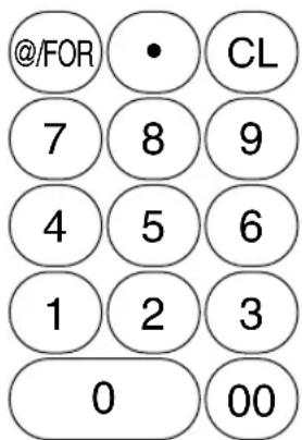 @/FOR • CL 7 8 9 4 5 6 1 2 3 0 00