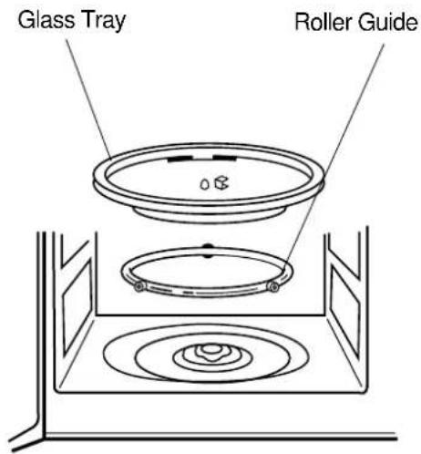 Glass Tray Roller Guide