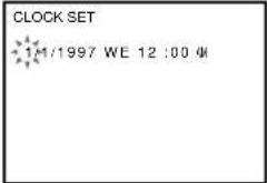 CLOCK SET 1M/1997 WE 12:00 PM