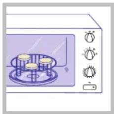 INDESIT MWI 14IX - Turning the oven on with the grill-only function - 3