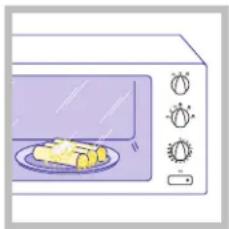 INDESIT MWI 14IX - Turning the oven on using only microwave function - 1
