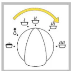 INDESIT MWI 14IX - Turning the oven on using only microwave function - 3