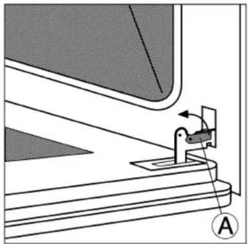 BLOMBERG BGO 5112 X - - How to remove the oven door: - 1