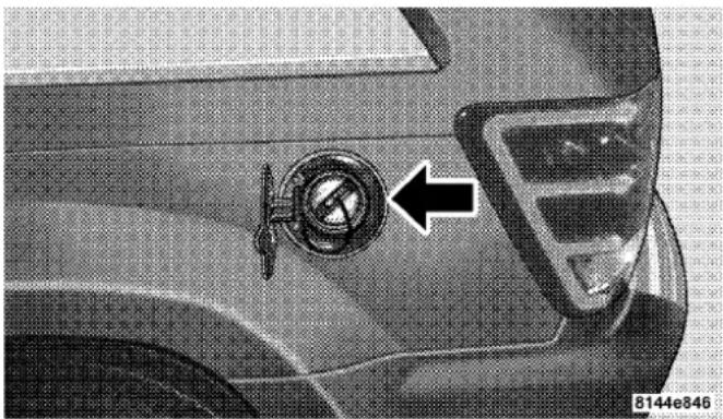 JEEP Grand Cherokee SRT (2010) - FuelFillerCap(GasCap) - 1