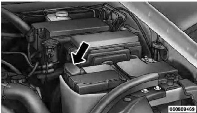 JEEP Grand Cherokee SRT (2010) - PreparationsforJump-Start - 1