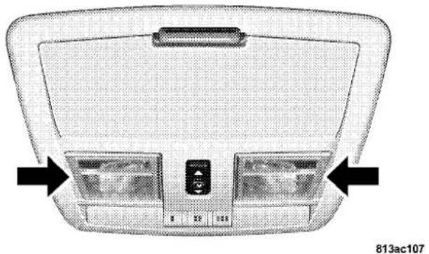 JEEP Grand Cherokee SRT (2010) - FrontMap/ReadingLights - 1