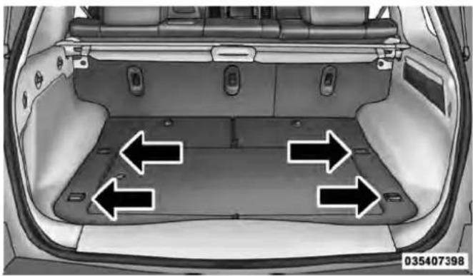 JEEP Grand Cherokee SRT (2010) - CargoTie-DownHooks - 1