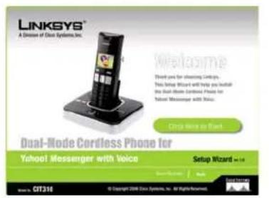 LINKSYS® A Dense of Class Systems, Inc. Welcome Show you for choosing Cordings. This Setup Wizard will help you install the Dual-Node Cordless Phone for Yahoot Messenger with Voice. Click here to Start Dual-Node Cordless Phone for Yahoo! Messenger with Voice Setup Wizard → 1.4 Setup Wizard → 1.4 © Copyright ©X Data Systems, Inc. All Rights Reserved. CIT316