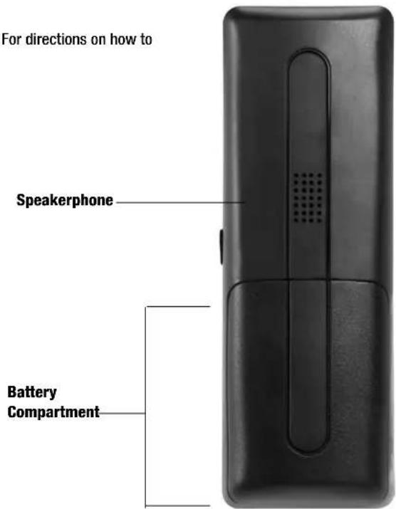 For directions on how to Speakerphone Battery Compartment