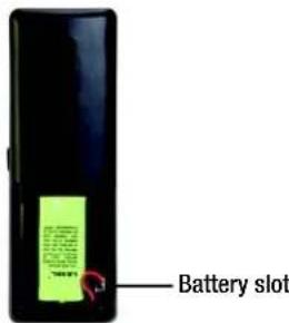 Battery slot