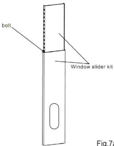 bolt Window slider kit Fig.7a