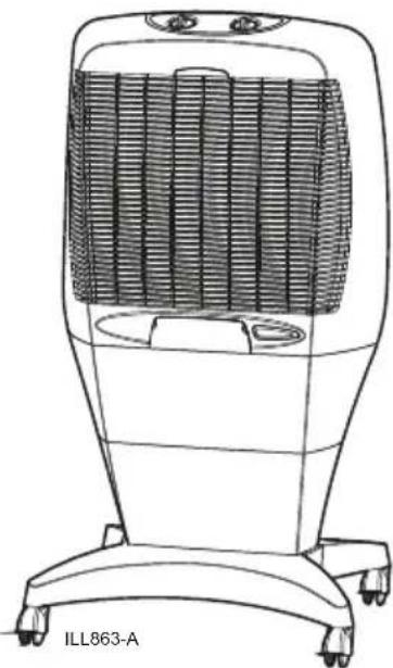 Convair Megacool ILL863-A - Portable Evaporative Cooler - 3