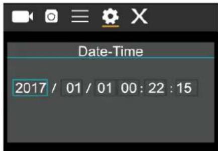 Date-Time 2017 / 01 / 01 00: 22 : 15