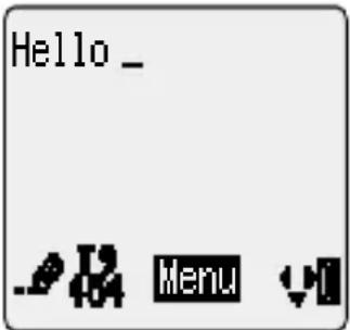 PANASONIC GD75 - Creating a Text Message - 6