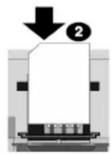 PANASONIC GD75 - Fitting the SIM - 2