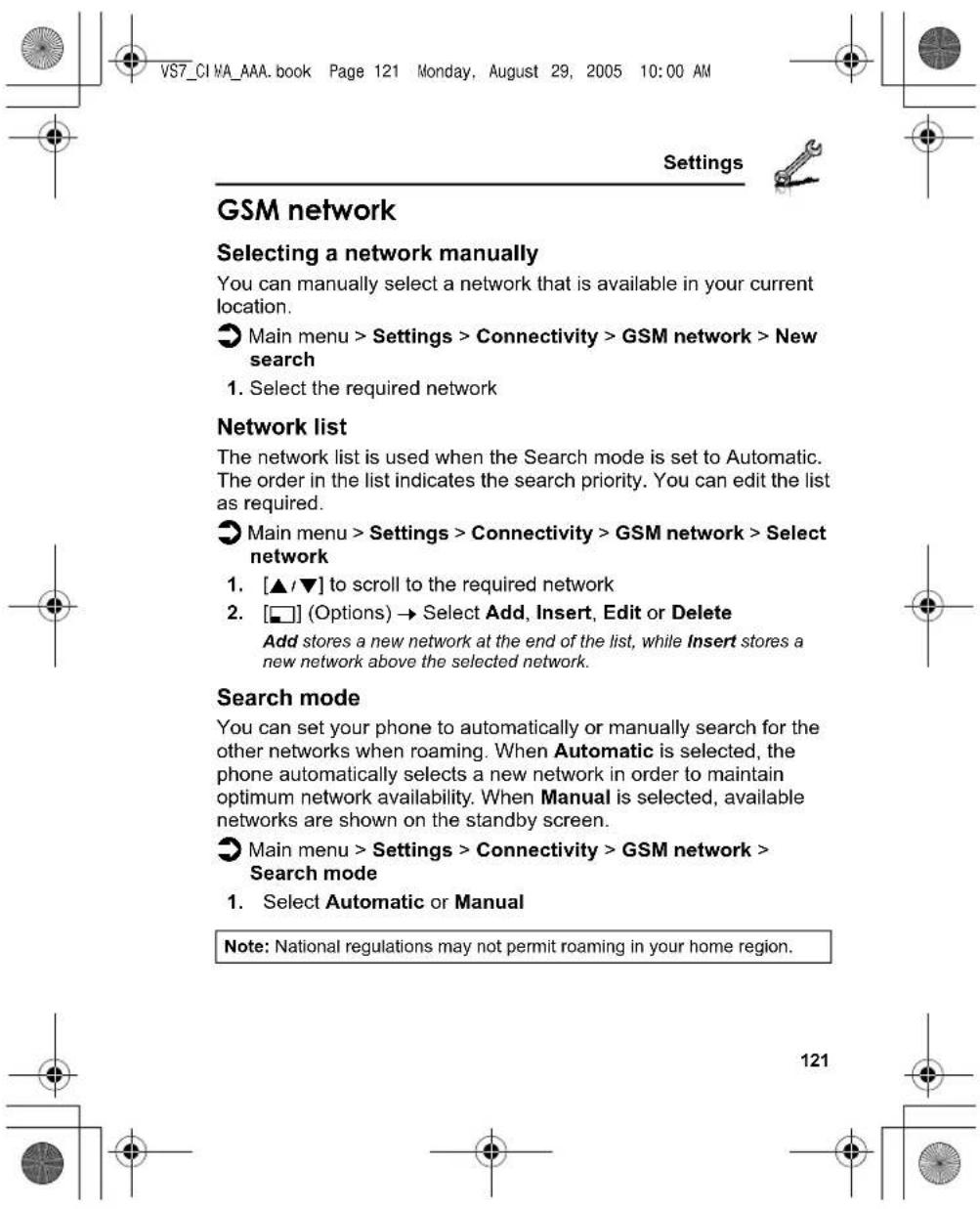 PANASONIC EB-VS7 - Topics and languages - 1