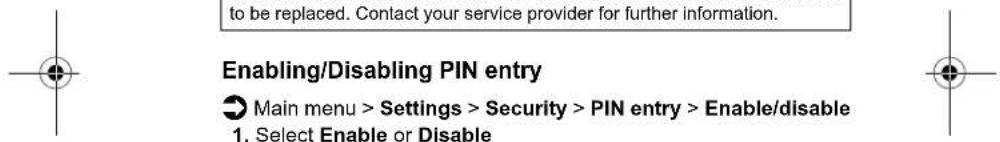 PANASONIC EB-VS7 - PIN code - 1