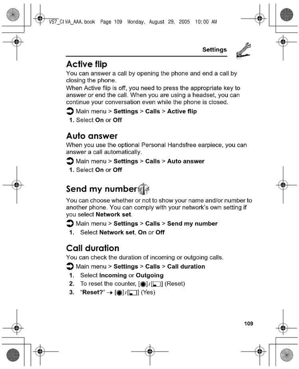 PANASONIC EB-VS7 - Any key answer - 14