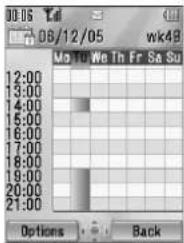 PANASONIC EB-VS7 - Calendar view - 1