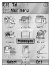 PANASONIC EB-VS7 - Displaying the menu - 1