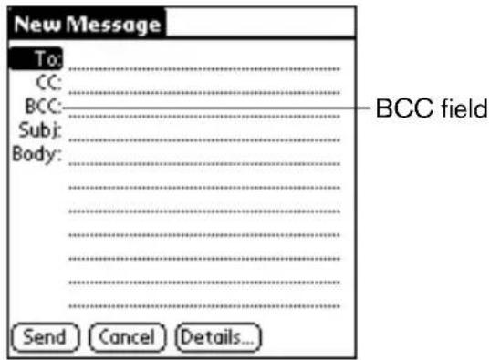 New Message To: CC: BCC: Subj: Body: Send Cancel Details...