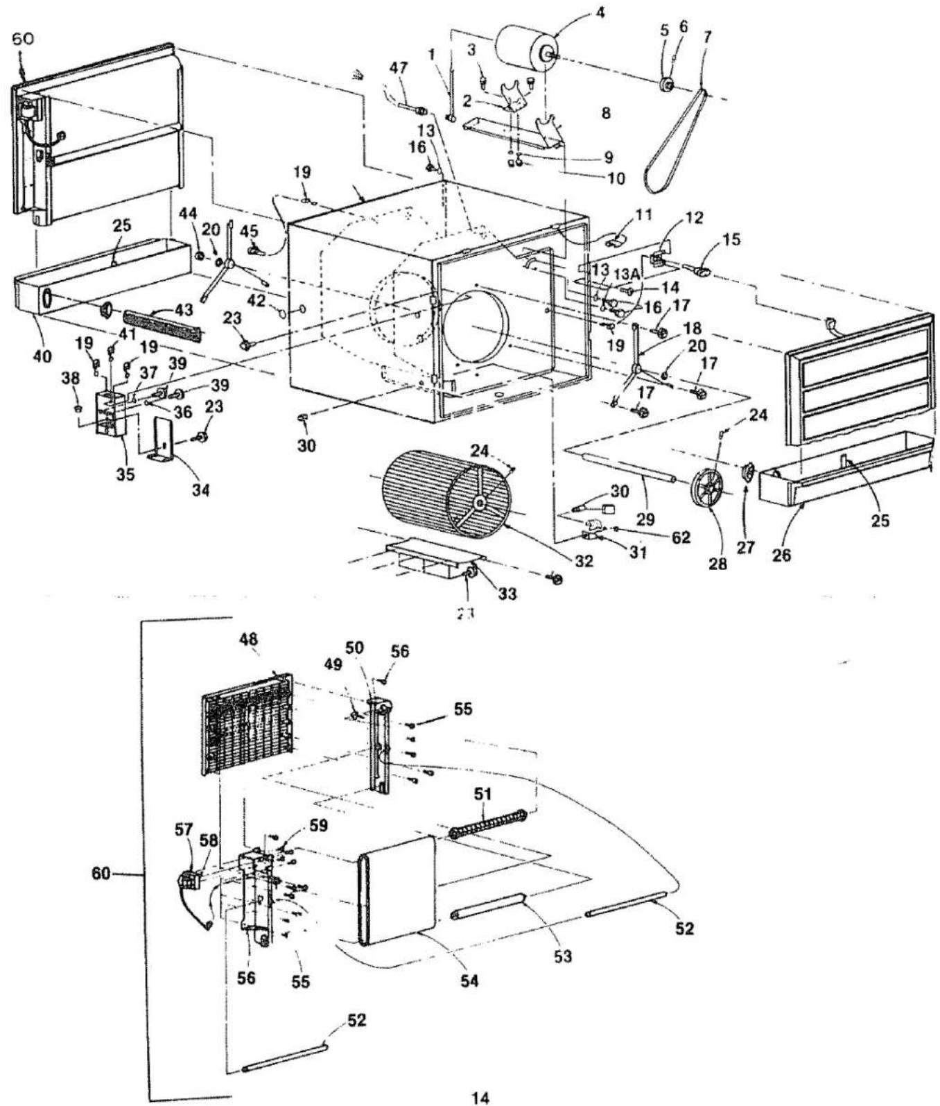 KENMORE 661.624530 - BLOWER BELT ADJUSTMENT (Fig. 23) - 4