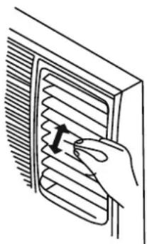 KELVINATOR KWH53HRC - Vertical air flow adjustment (manually) - 1
