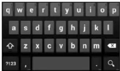 ACER Liquid Z205 - Google keyboard - 1
