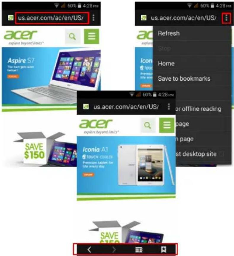 ACER Liquid Z205 - Browsing the internet - 1