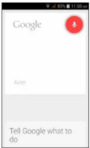 ACER Liquid Z205 - Voice search - 2