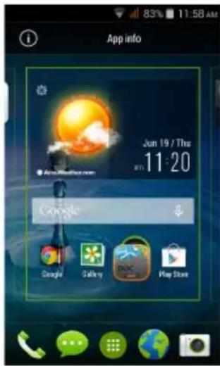 ACER Liquid Z205 - Adding or removing folders - 1