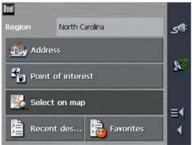 Dual Region North Carolina Address Point of interest Select on map Recent des... Favorites