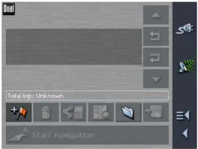 Dual Total trip: Unknown Start navigation