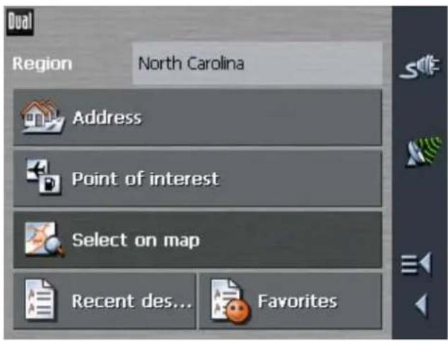 Dual Region North Carolina Address Point of interest Select on map Recent des... Favorites