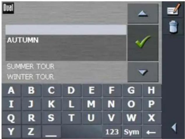 Dual AUTUMN SUMMER TOUR WINTER TOUR A B C D E F G H I J K L M N O P Q R S T U V W X Y Z _ 123 Sym ←